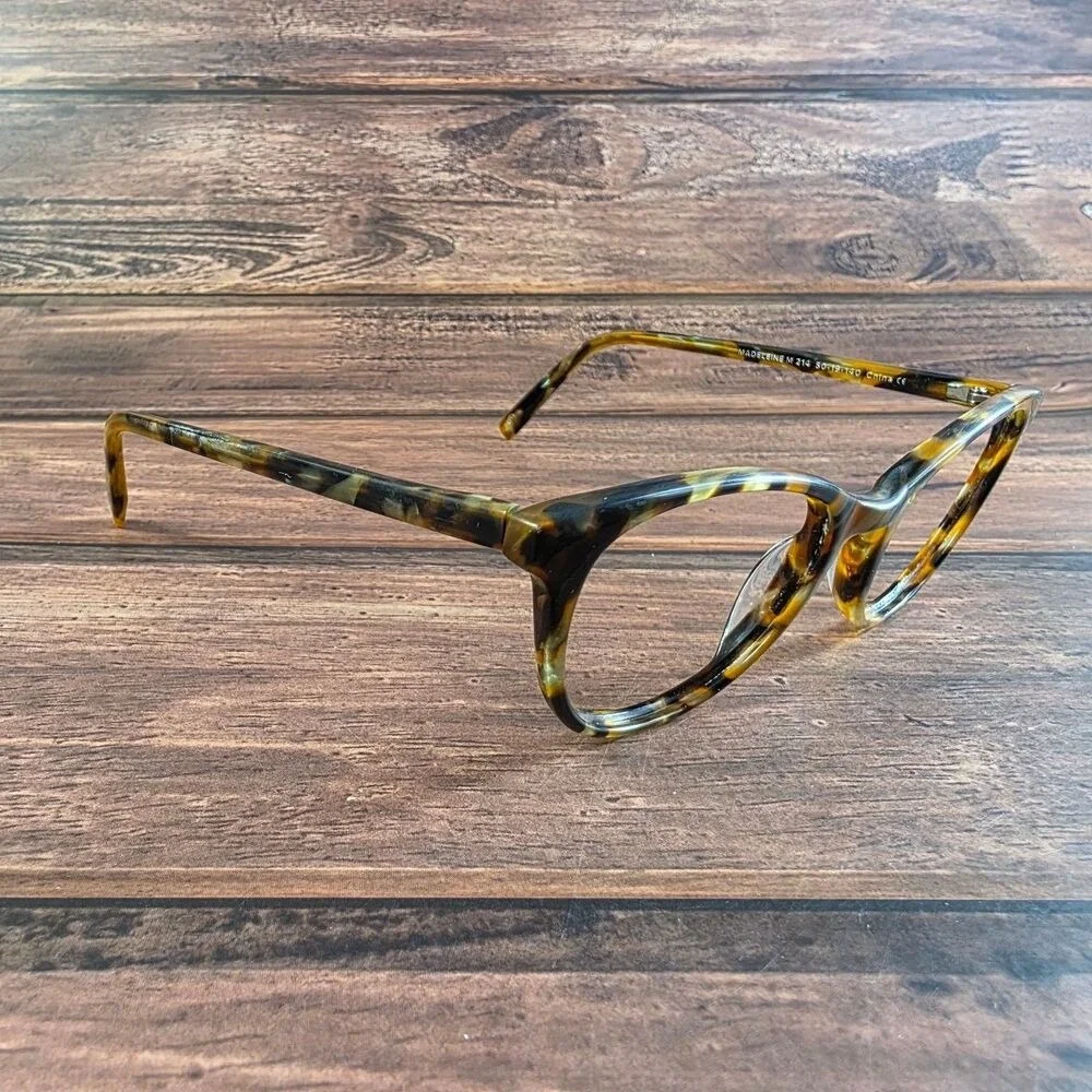 Warby Parker Madeline‎ M 214 Tortoise Shell Cat Eye Eyeglass Frames 50-19-140